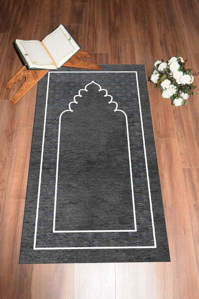 Dijital Baskılı Yıkanabilir Sade Desen Namazlık Seccade 70x130 cm. - 6