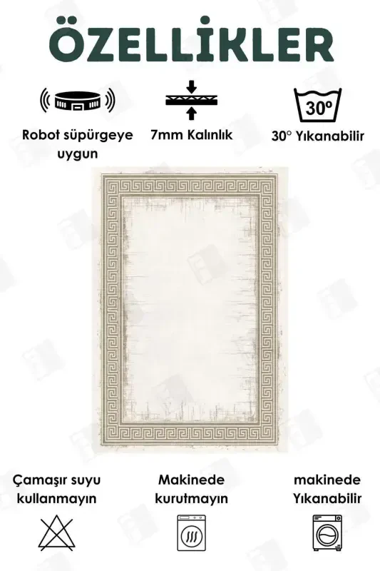 Dijital bosma bilan to'rt faslli yuviladigan sirpanmaydigan taglikli bolalar gilami, yo'lakcha, oshxona va mehmonxona gilami (16)-labirint - 2