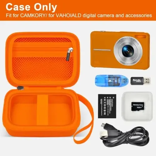 ALKOO Digital Camera Case for CAMKORY, Camera Pouch for KODAK Pixpro -Orange - ALKOO (1)