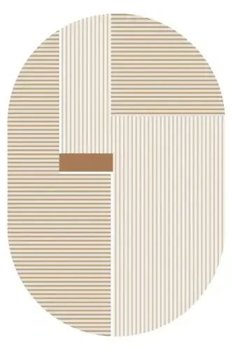 Dijital Kaymaz Yıkanabilir Modern Çizgili Salon Halısı Mutfak Halısı Koridor Halısı Halı Yolluk-Çizgili - Decomia Home (1)