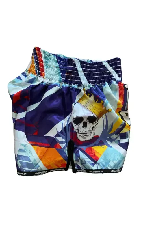 DIJITAL O'ZGACHA DIZAYN KIK BOKS SHORTI - LOJIVERT - 3