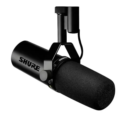 Динамический вокальный микрофон Shure SM7dB с предусилителем для стриминга, подкастов и записи, широкий диапазон частот, теплое и плавное звучание, прочная конструкция, съемная ветрозащита - черный - SHURE