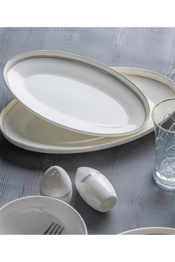 Dinara 57 Piece Porcelain 12 Person Dinner Set - 4