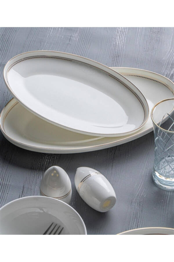 Dinara 57 Piece Porcelain 12 Person Dinner Set - 9