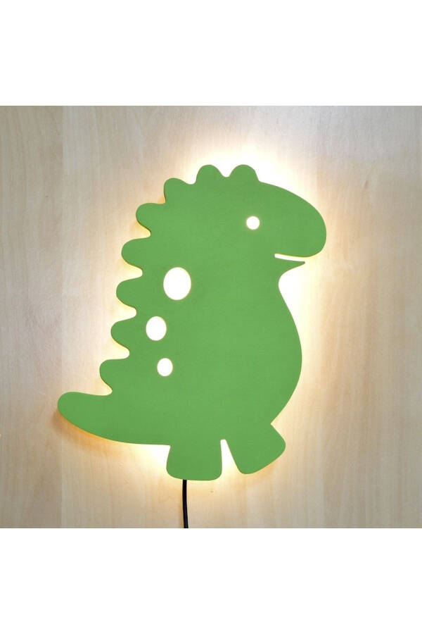 Dinozor Bebek Odası Çocuk Odası Dekoratif Led Aydınlatma 30 Cm - 1