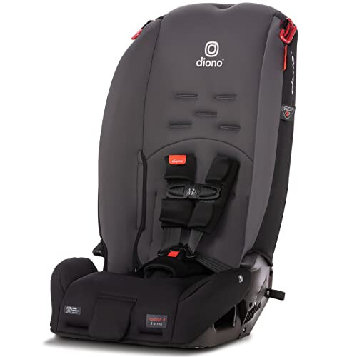 Diono Radian 3R 10 Years 1 Convertible Car Seat Rear & Forward Facing Plus Diono Solana No Latch 2 Pack Backless Booster Seats - 2