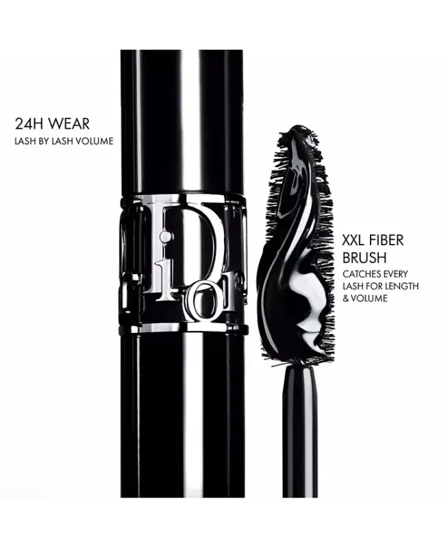 Diorshow 24H Buildable Volume Mascara-090 Black (Abadiy qora rang) - 9