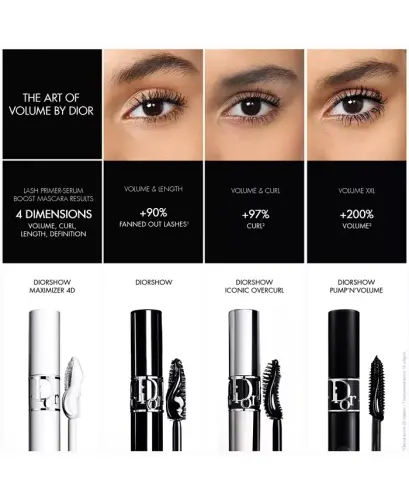 Diorshow 24H Buildable Volume Mascara-288 Moviy (To'q ko'k) - 10