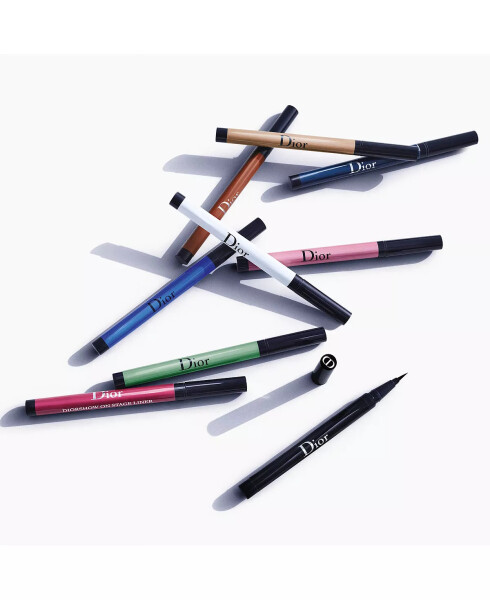 Diorshow On Stage Waterproof Liquid Eyeliner 096 Satin Black (A satin black) - 6