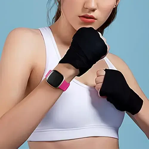 Dirrelo 4 Pack Tasmalar Fitbit Versa 3 / Sense bilan mos, Yumshoq TPU Sport Tasmali O'zgartirish Sense Aqlli soat Bilagi ayollar uchun erkaklar Rangli Aksessuarlar, Katta, Atirgul Choy Liliya Sariq - 5