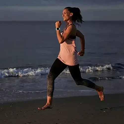 Dirrelo Fitbit Sense Versa 3 Bands Ayollar Erkaklar uchun mos, Yorqin Yumshoq Almashtirish Yorqin Soat Tasma Sense Versa 4 Sense 2 Smartwatch Bilakuzuk Kichik, Qora/Yorqin Pushti & Yashil & Moviy - 5