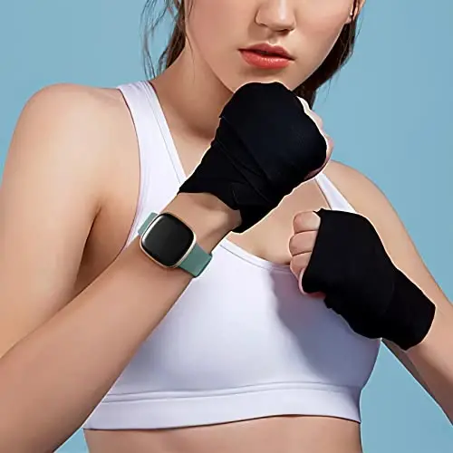 Dirrelo Compatible with Fitbit Versa 3/4 Bands & Sense 2 Bands for Women, Soft Replacement Sport Strap Band for Fitbit Smart Watch (Large, Lavender/Pinegreen/Red/Bluegrey) - 4
