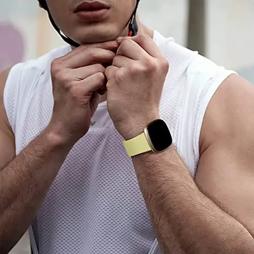Dirrelo Compatible with Fitbit Sense & Versa Bands for Women, Soft Replacement Sport Strap Band for Versa 3/4 & Sense 2 Smart Watch - 6
