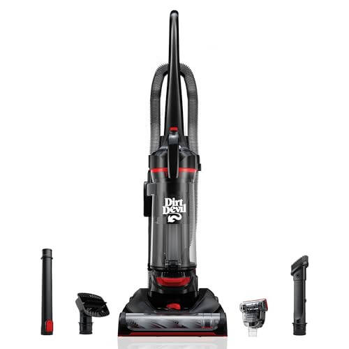 Dirt Devil Multi-Surface Total Pet+ Upright Bagless Vacuum Cleaner Machine, with Pet Tool Kit, for Carpet and Hard Floor, Powerful Suction with Extended Filtration, UD76400V, Black - 1