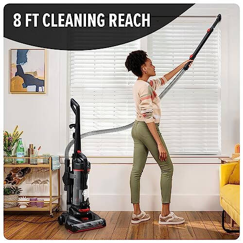 Dirt Devil Multi-Surface Total Pet+ Upright Bagless Vacuum Cleaner Machine, with Pet Tool Kit, for Carpet and Hard Floor, Powerful Suction with Extended Filtration, UD76400V, Black - 6