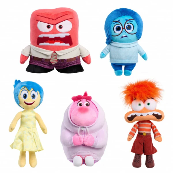 Disney and Pixar Inside Out 2 Large Plush Anger, Polyester, Kids Toy - 6
