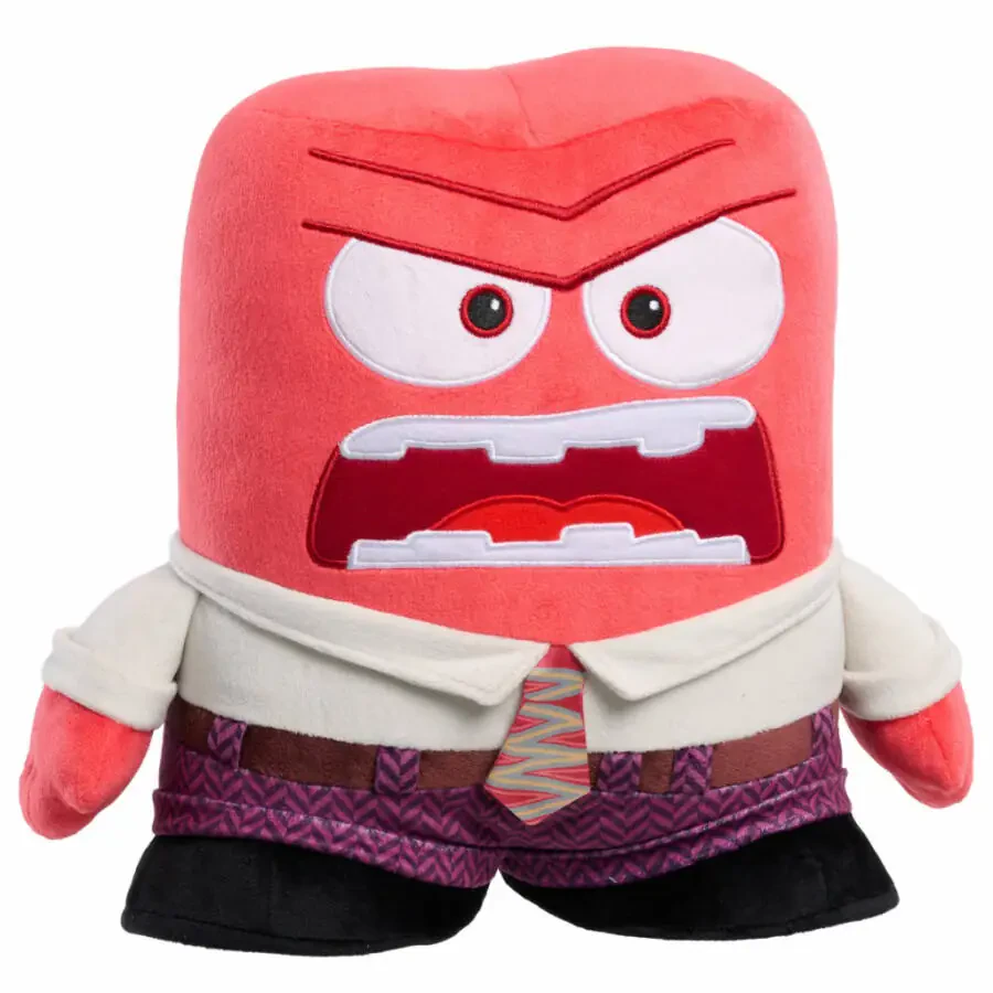 Disney and Pixar Inside Out 2 Large Plush Anger, Polyester, Kids Toy - 7