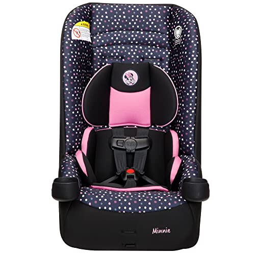 Disney Baby Jive 2 in 1 Convertible Car Seat, an Extra-Comfortable Ride That Lasts for Years: Rear-Facing 5-40 pounds and Forward-Facing 22-65 pounds, Minnie Dot Party - 3