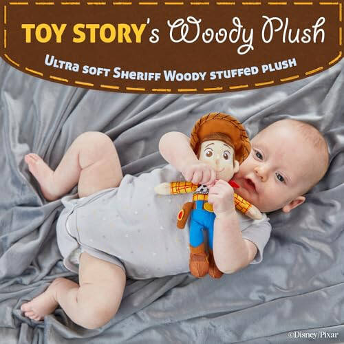 Disney Baby Toy Story Large 8” Stuffed Animal Plush Woody - 32