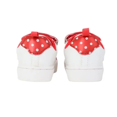 Disney Infant Sneakers - Winnie The Pooh and Minnie Mouse Baby Court Sneakers with a Hook and Loop Closure - 3