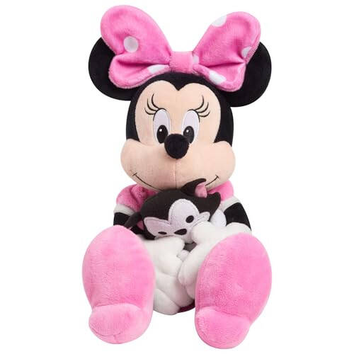 DISNEY CLASSIC Lil Friends Minnie Mouse and Figaro Plush Stuffed Animal, Kids Toys for Ages 2 Up by Just Play - 31