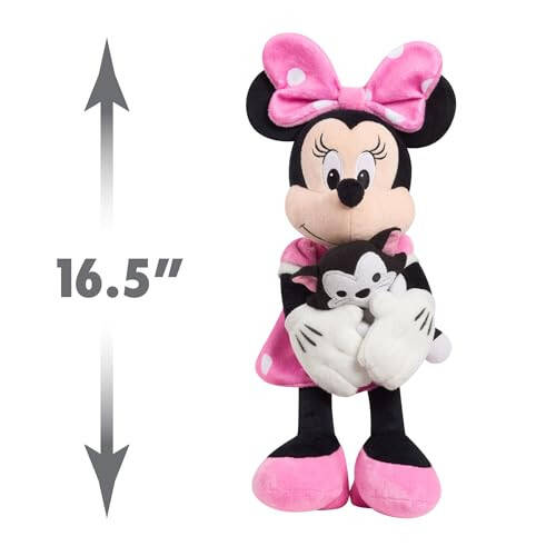 DISNEY CLASSIC Lil Friends Minnie Mouse and Figaro Plush Stuffed Animal, Kids Toys for Ages 2 Up by Just Play - 33