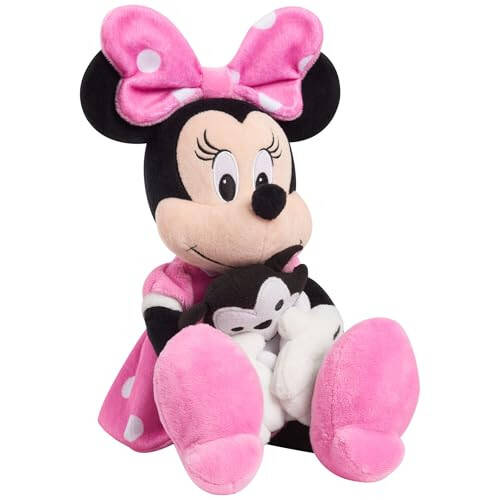 DISNEY CLASSIC Lil Friends Minnie Mouse and Figaro Plush Stuffed Animal, Kids Toys for Ages 2 Up by Just Play - 34