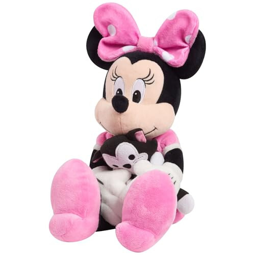 DISNEY CLASSIC Lil Friends Minnie Mouse and Figaro Plush Stuffed Animal, Kids Toys for Ages 2 Up by Just Play - 35