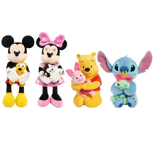 DISNEY CLASSIC Lil Friends Minnie Mouse and Figaro Plush Stuffed Animal, Kids Toys for Ages 2 Up by Just Play - 36