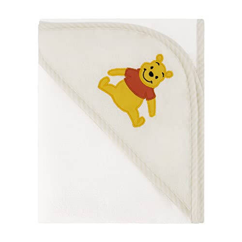 Disney Cudlie Baby Winnie The Pooh 2 Pack Rolled/Carded Hooded Towels in Sweet Life Print, 1 Count - 29