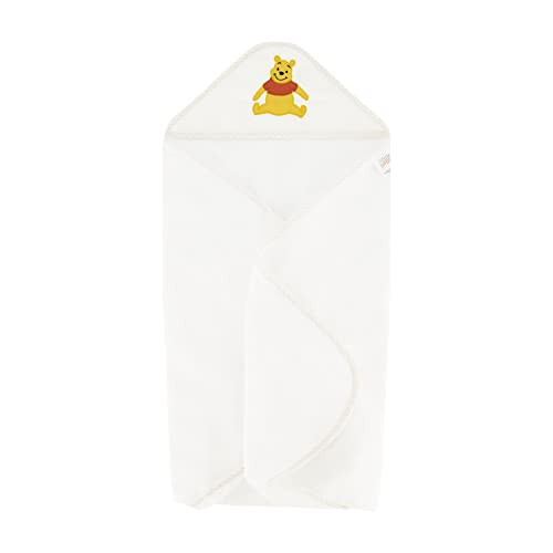 Disney Cudlie Baby Winnie The Pooh 2 Pack Rolled/Carded Hooded Towels in Sweet Life Print, 1 Count - 15