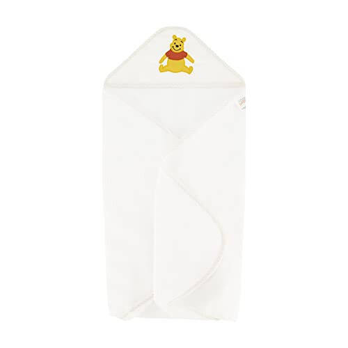 Disney Cudlie Baby Winnie The Pooh 2 Pack Rolled/Carded Hooded Towels in Sweet Life Print, 1 Count - 3