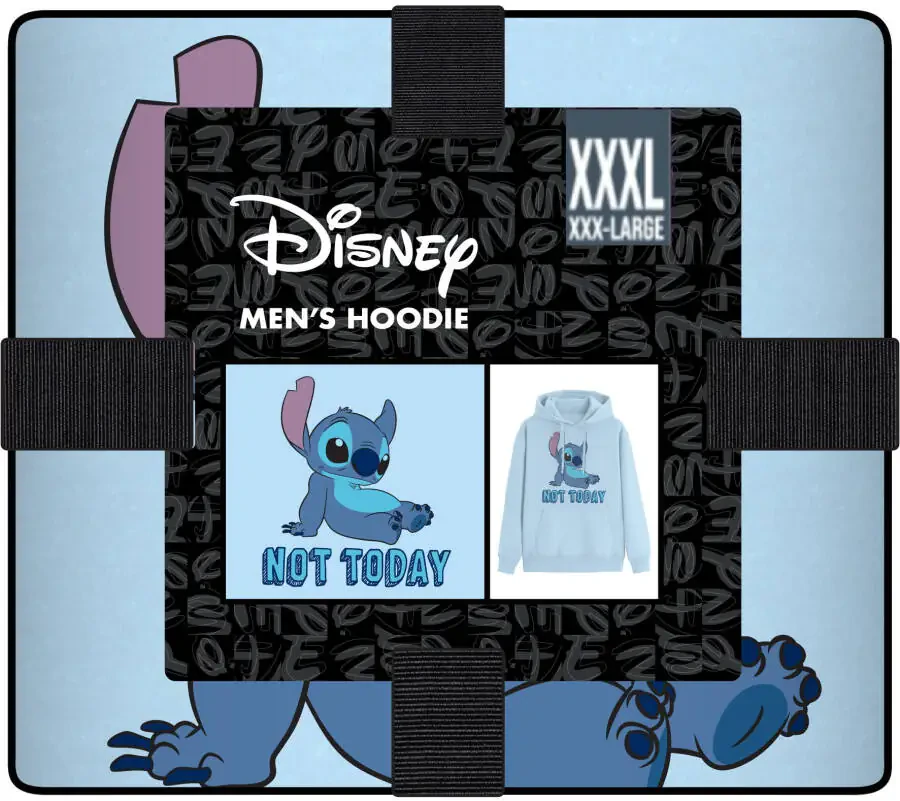 Disney erkaklar uchun Stitch grafikli bosma ko'ylakli ko'ylagi, XS-3XL o'lchamlari - 5