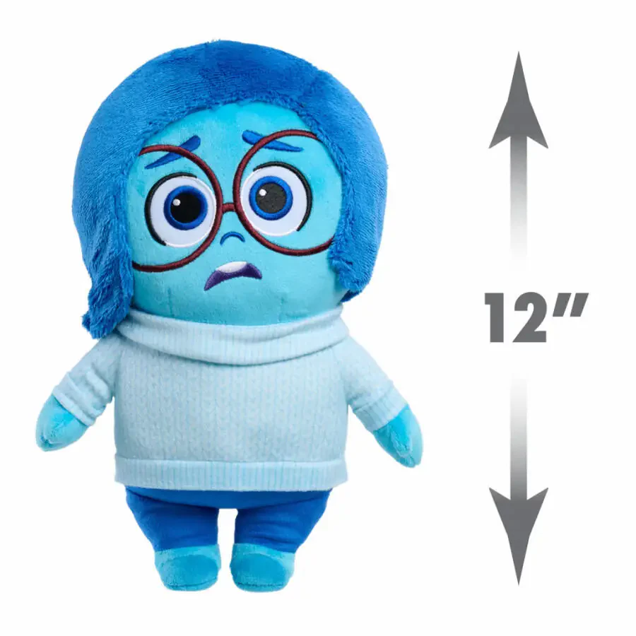 Disney и Pixar Inside Out 2 Большой плюшевый грустный, полиэстер, детская игрушка - 3