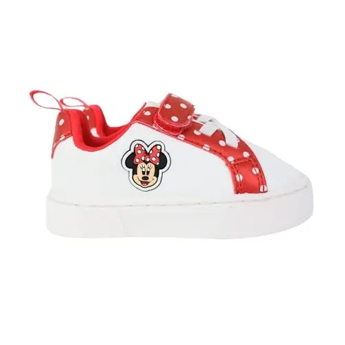 Disney Infant Sneakers - Winnie the Pooh and Minnie Mouse Baby Court Sneakers with a Hook and Loop Closure - DISNEY (1)