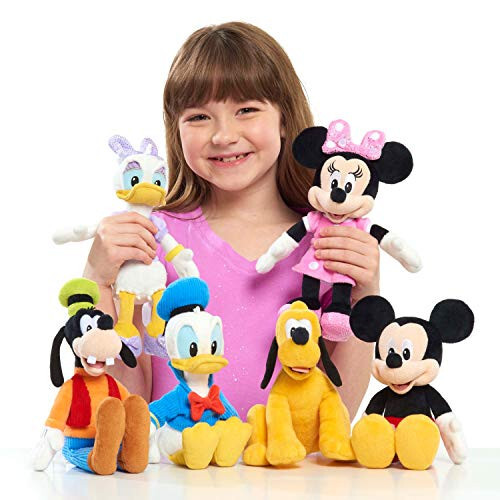 Disney Junior Mickey Mouse Bean Plush Mickey Mouse Stuffed Animal, Officially Licensed Kids Toys for Ages 2 Up by Just Play - 33