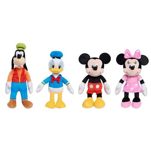 Disney Junior Mickey Mouse Bean Plush Mickey Mouse Stuffed Animal, Officially Licensed Kids Toys for Ages 2 Up by Just Play - 35