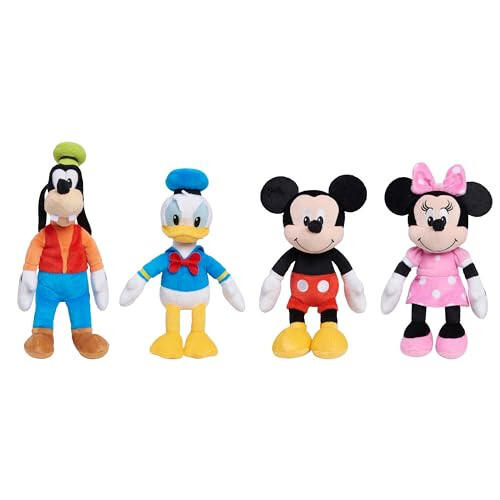 Disney Junior Mickey Mouse Бобовый Плюшевый Микки Маус Набивная Игрушка, Официально Лицензированные Детские Игрушки для Детей от 2 Лет Just Play - 35