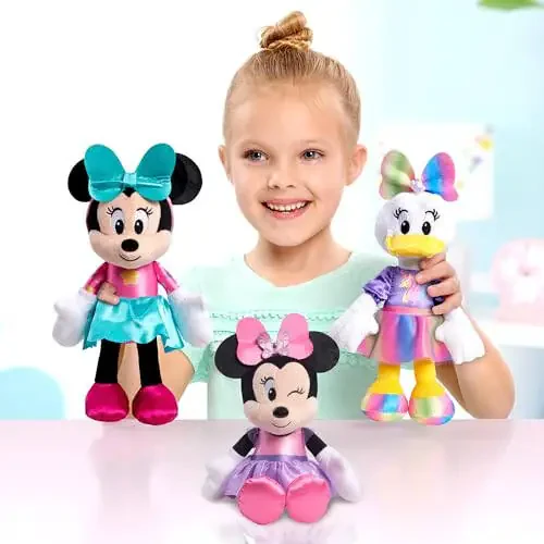 Disney Junior Minnie Mouse Ballerina Small Plush Stuffed Animal, Kids Toys for Ages 2 Up by Just Play - 2