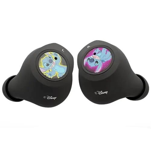 Disney Lilo va Stitch Bluetooth quloqchinlari zaryadlovchi quti bilan - Simsiz quloqchinlar o'rnatilgan mikrofon bilan + 30 soatgacha o'ynash vaqti - Lilo va Stitch sovg'alari qizlar, o'g'il bolalar, ayollar, erkaklar, Lilo va Stitch muxlislari uchun - iJoy (1)