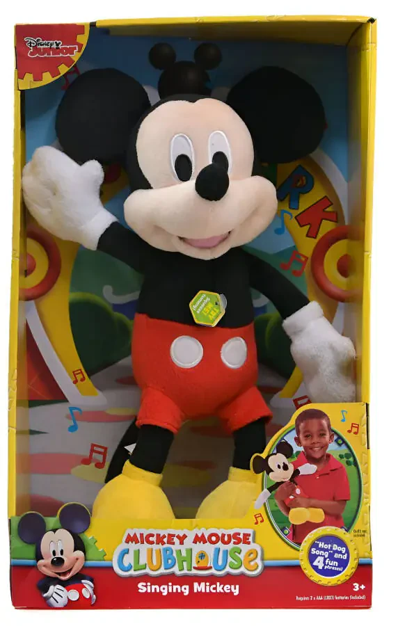 Disney Mickey Hot Dog Song 12 Inch Singing Plush Toys Kids 3 Years and Up - 1