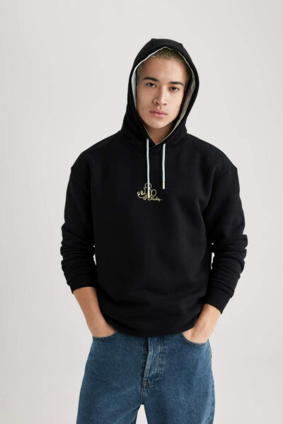 Disney Mickey & Minnie black hoodie - Defacto (1)
