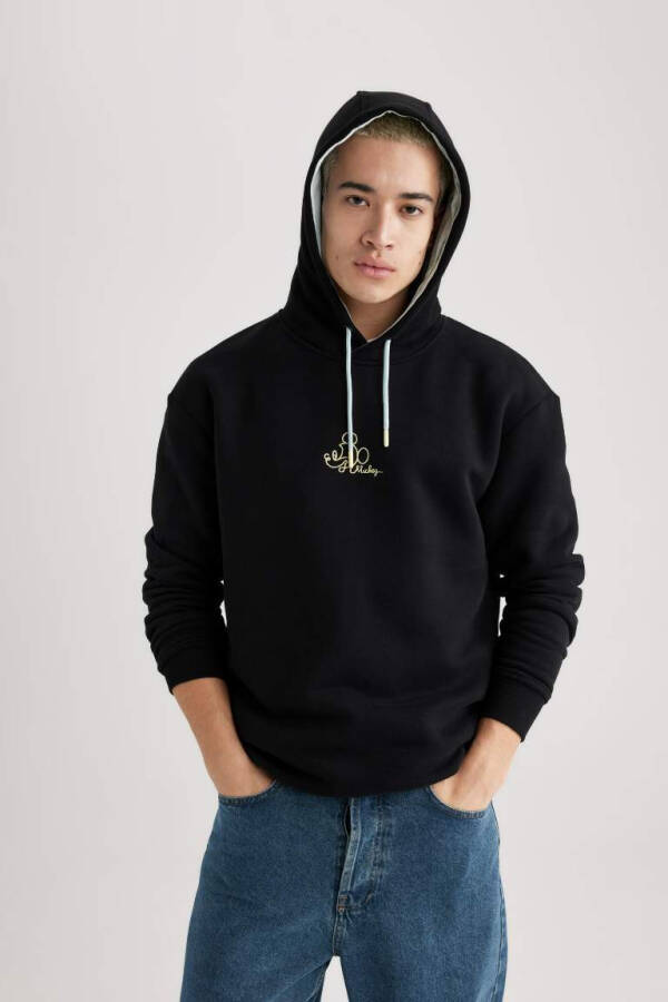 Disney Mickey & Minnie black hoodie - 2