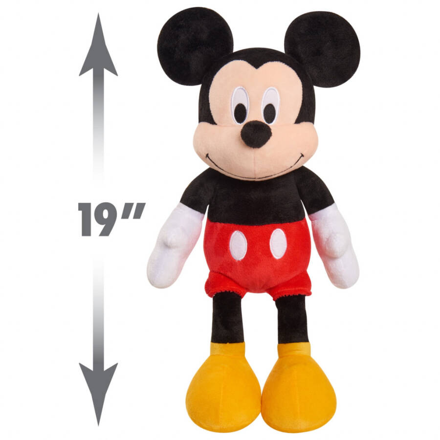 Disney Mickey Mouse 19-inch Plush Stuffed Animal, Kids Toys for Ages 2 up - 5