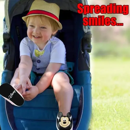 Disney Mickey Mouse and Minnie Mouse Infant Shoes - Soft Sole - Velcro Closure, Easy On and Off - Many Styles - 3