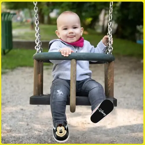 Disney Mickey Mouse and Minnie Mouse Infant Shoes - Soft Sole - Velcro Closure, Easy On and Off - Many Styles - 4