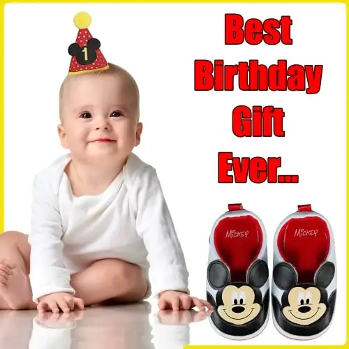 Disney Mickey Mouse va Minnie Mouse chaqaloq poyabzallari - Yumshoq taglik - Velcro yopishtiruvchi, oson kiyish va yechish - Ko'p - 5