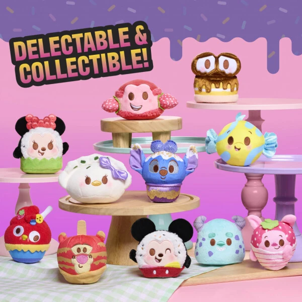 Disney Munchlings Single Serve Scented Collectible Plush, 0+ yoshdagi bolalar uchun o'yinchoqlar - 6