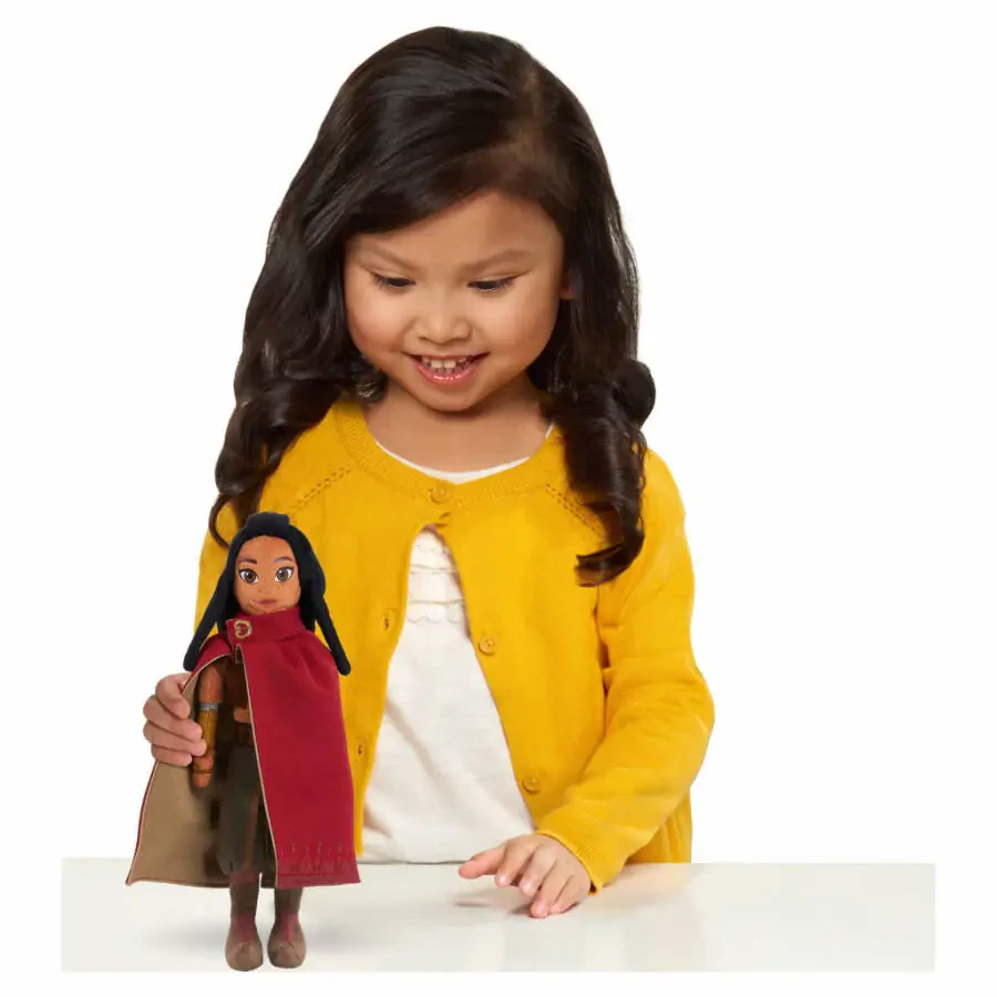 Disney Raya va Oxirgi Ajdaho Kichik Peluş Paket To'plami, Raya, Tuk Tuk va Sisu, 3 yoshdan oshgan bolalar uchun rasmiy litsenziyali o'yinchoqlar, sovg'alar va sovg'alar - 2