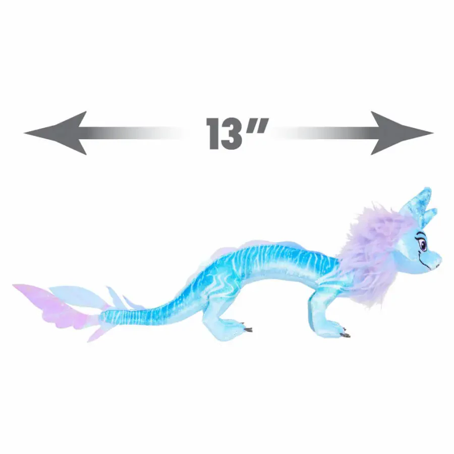 Disney Raya va Oxirgi Ajdaho Kichik Peluş Paket To'plami, Raya, Tuk Tuk va Sisu, 3 yoshdan oshgan bolalar uchun rasmiy litsenziyali o'yinchoqlar, sovg'alar va sovg'alar - 5